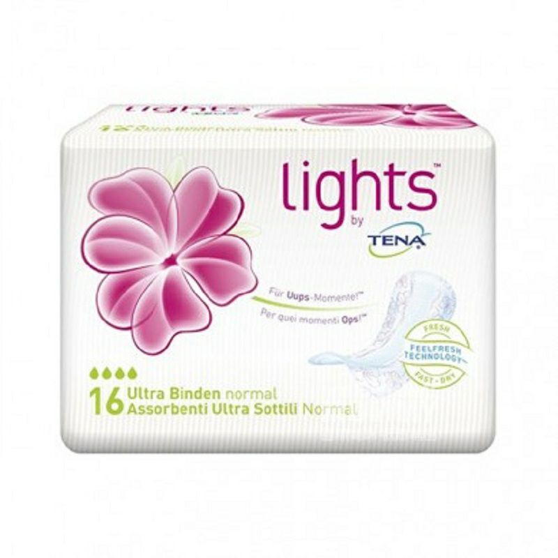 TENA 德國TENA限量款日用無護翼衛生巾四滴水*2 海外本土原版