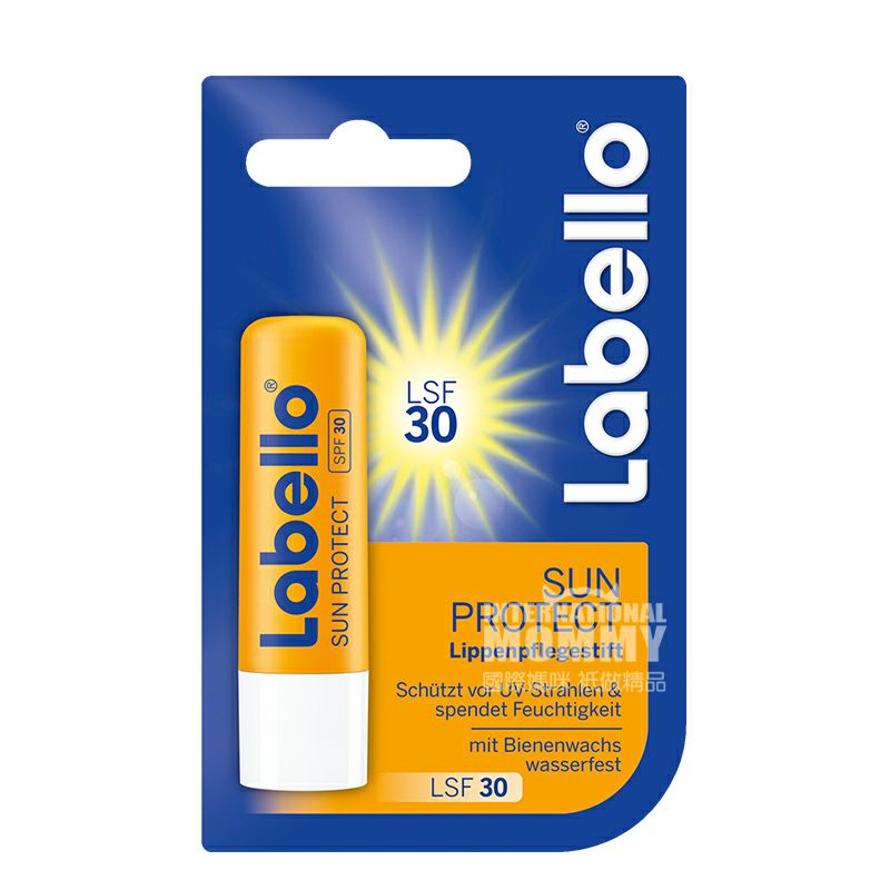 Labello 德國Labello滋潤保濕防水防曬潤唇膏SPF30 海外本土原版