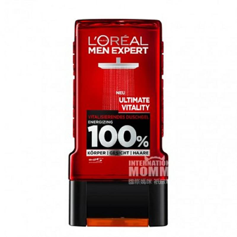 L'OREAL Paris 法國巴黎歐萊雅終極活力男士沐浴露*2 海外本土原版
