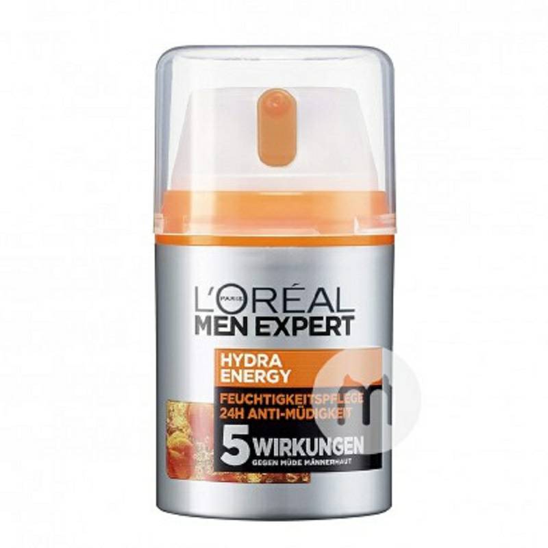 L'OREAL Paris 法國巴黎歐萊雅男士專業抗疲勞能量潤膚霜 海外本土原版