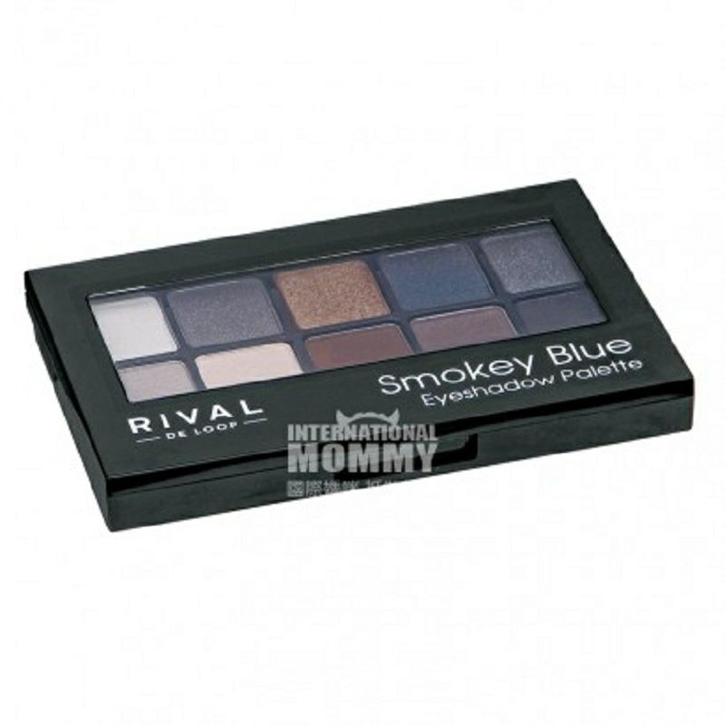 Rival de Loop 德國瑞德露煙熏藍10色眼影盤 海外本土原版