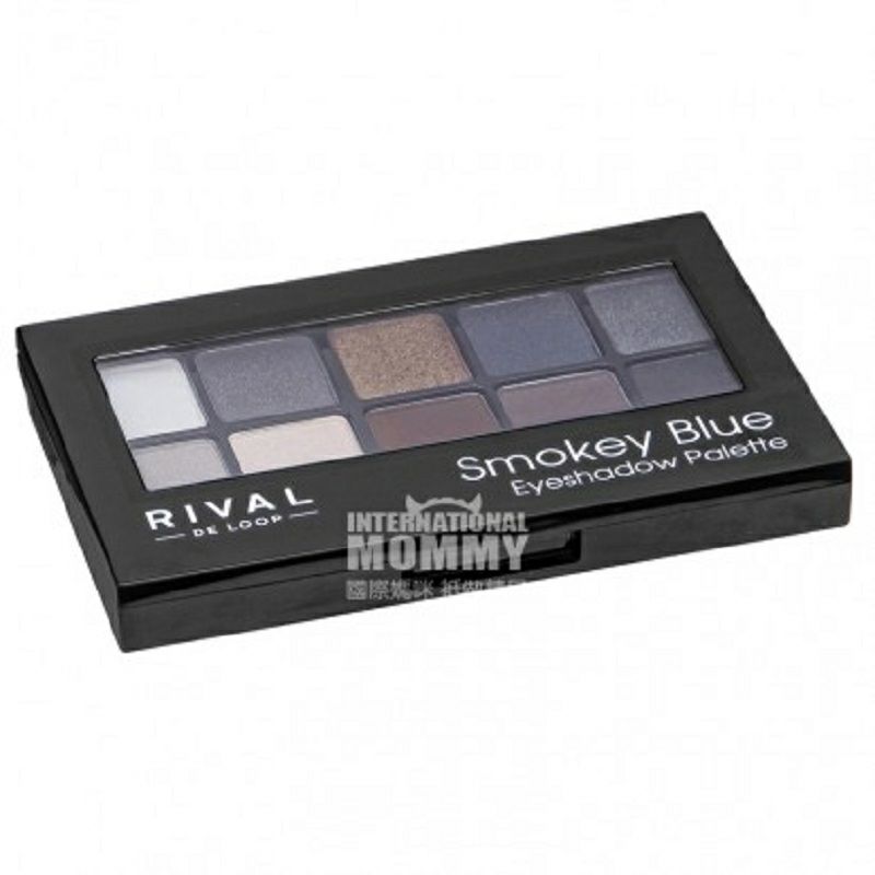 Rival de Loop 德國瑞德露煙熏藍10色眼影盤 海外本土原版
