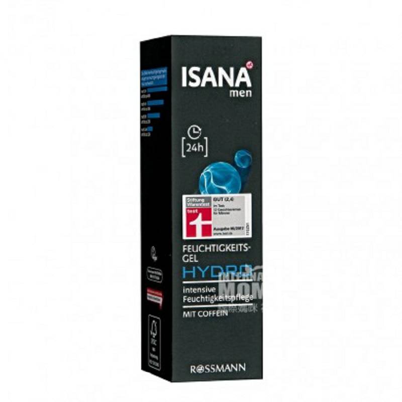 ISANA 德國ISANA男士24小時咖啡因深層保濕水 海外本土原版