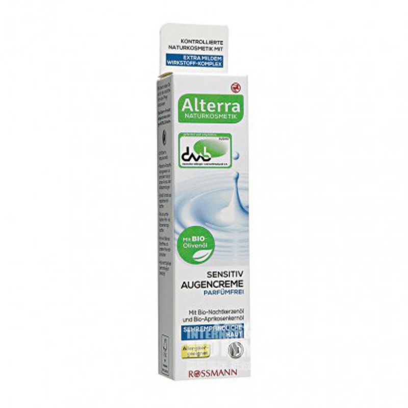 Alterra 德國Alterra有機月見草無香抗敏補水眼霜孕婦可用 海外本土原版
