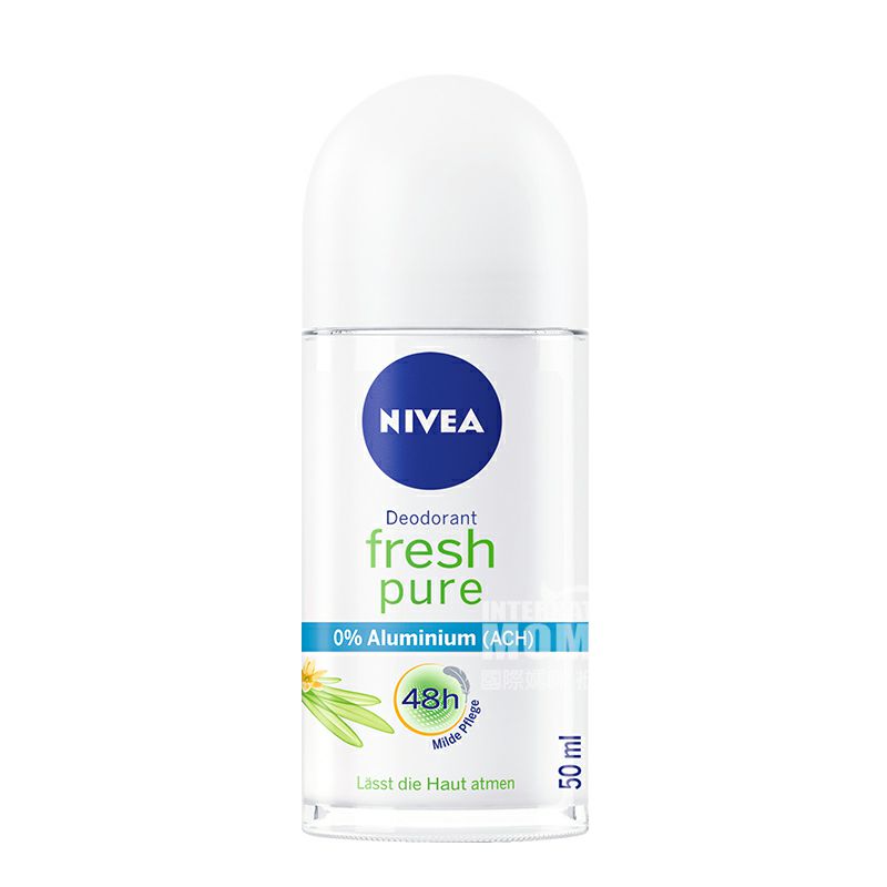 NIVEA 德國妮維雅清新純淨持久幹爽走珠止汗露 海外本土原版