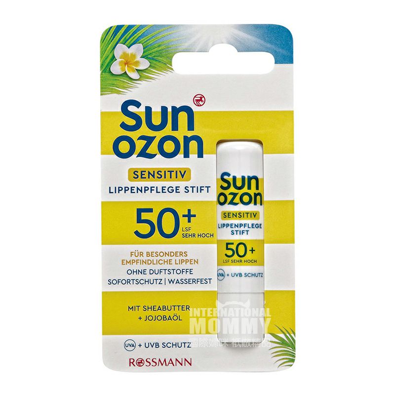 Sunozon 德國Sunozon保濕防水防曬潤唇膏SPF50 海外本土原版