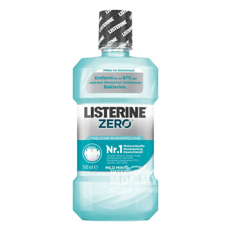 LISTERINE 美國李施德林不含酒精抗菌漱口水 海外本土原版