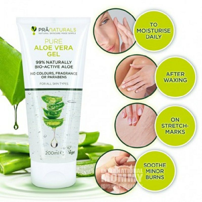 PRANATURALS 英國PRANATURALS生物活性蘆薈啫喱 海外本土原版