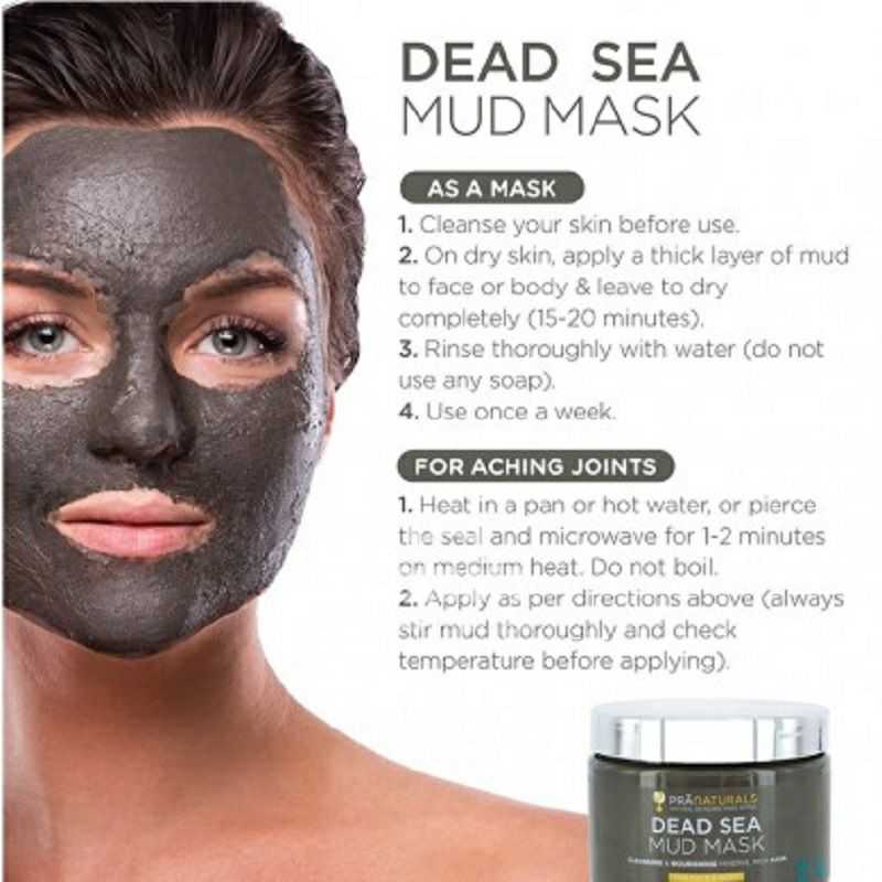 PRANATURALS 英國PRANATURALS死海泥潤澤排毒養顏面膜 海外本土原版