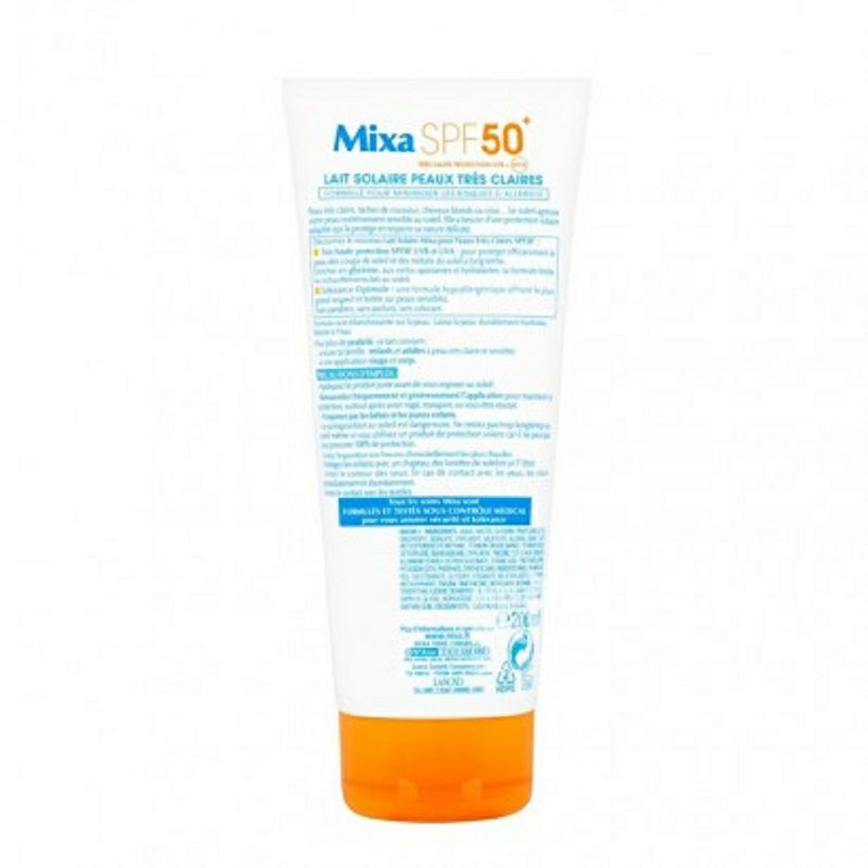 Mixa 法國Mixa親膚高效防曬SPF50+ 海外本土原版