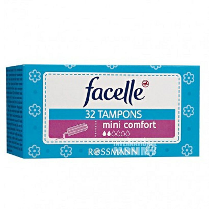 Facelle 德國Facelle內置衛生棉條2滴水32支*2 海外本土原版