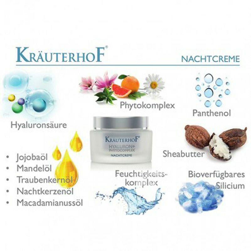 KRAUTERHOF 德國KRAUTERHOF玻尿酸植萃精華晚霜 海外本土原版