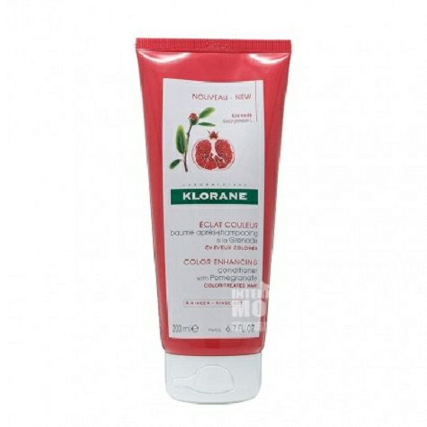 KLORANE 法國蔻蘿蘭紅石榴鎖色修護護發素 海外本土原版