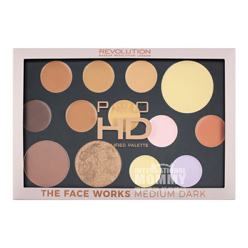 MAKEUP REVOLUTION 英國MAKEUP REVOLUTION 13色專業高清調色板 海外本土原版