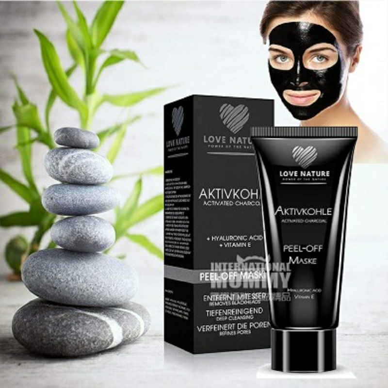 LOVE NATURE 德國LOVE NATURE活性炭去角質面膜 海外本土原版