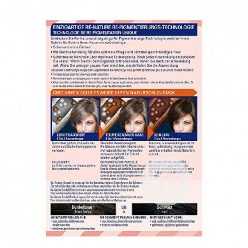 Schwarzkopf 德國施華蔻Re Nature植物染發劑 海外本土原版