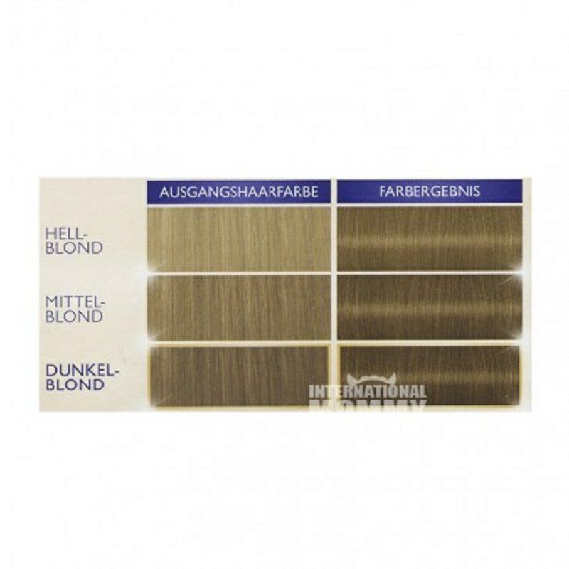 Schwarzkopf 德國施華蔻DIADEM染發劑722金色 海外本土原版