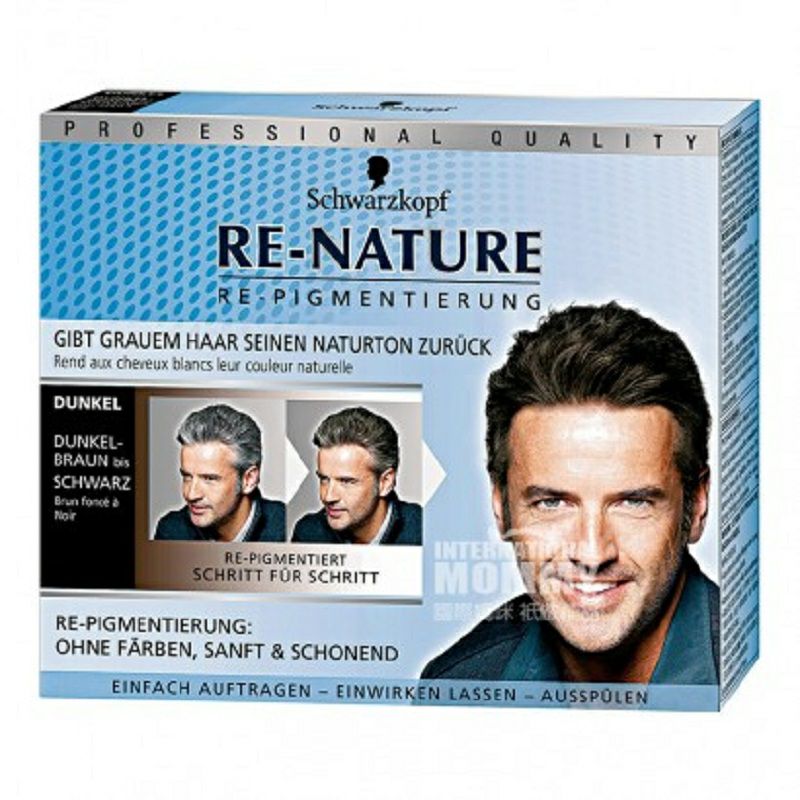 Schwarzkopf 德國施華蔻Re Nature男士植物染發劑 海外本土原版