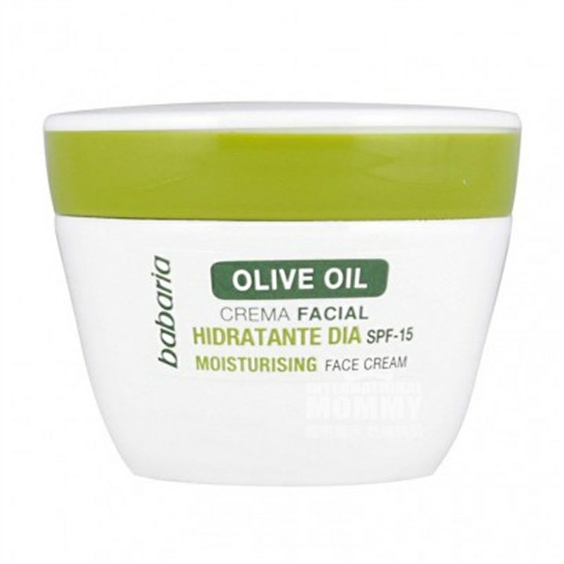 Babaria 西班牙芭碧兒24小時橄欖油水嫩滋潤面霜SPF15 海外本土原版