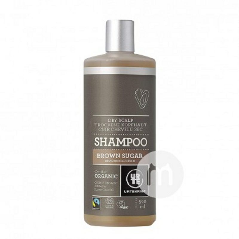 URTEKRAM 丹麥亞緹克蘭紅糖有機洗發水 海外本土原版