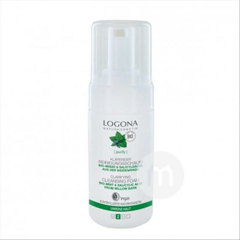LOGONA 德國羅格娜有機薄荷補水控油潔面泡沫 海外本土原版