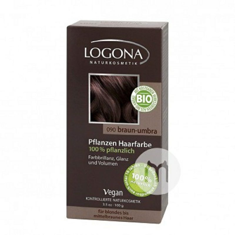 LOGONA 德國羅格娜有機植物染發劑多色可選 海外本土原版