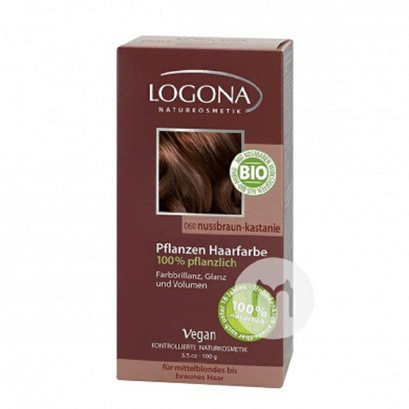LOGONA 德國羅格娜有機植物染發劑多色可選 海外本土原版