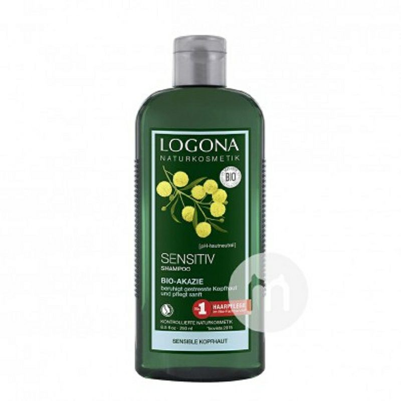 LOGONA 德國羅格娜有機金合歡舒緩緊致洗發水250ml 海外本土原版