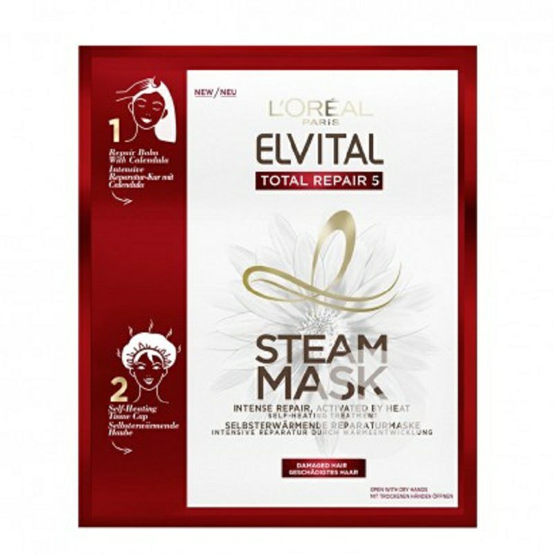 L'OREAL Paris 法國巴黎歐萊雅受損發質蒸汽發膜*10 海外本土原版
