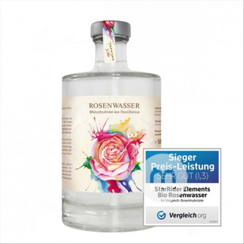 StarRider Elements 德國StarRider Elements有機玫瑰水500ml 海外本土原版