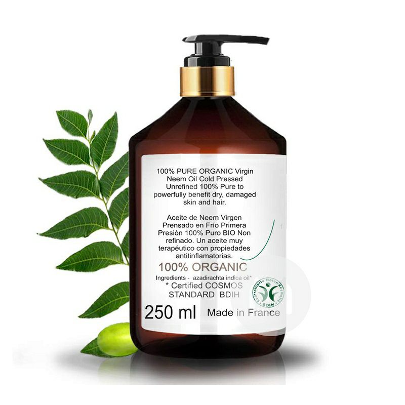 B.O.T Cosmetic&Wellness 法國B.O.T Cosmetic&Wellness有機印楝油250ml 海外本土原版