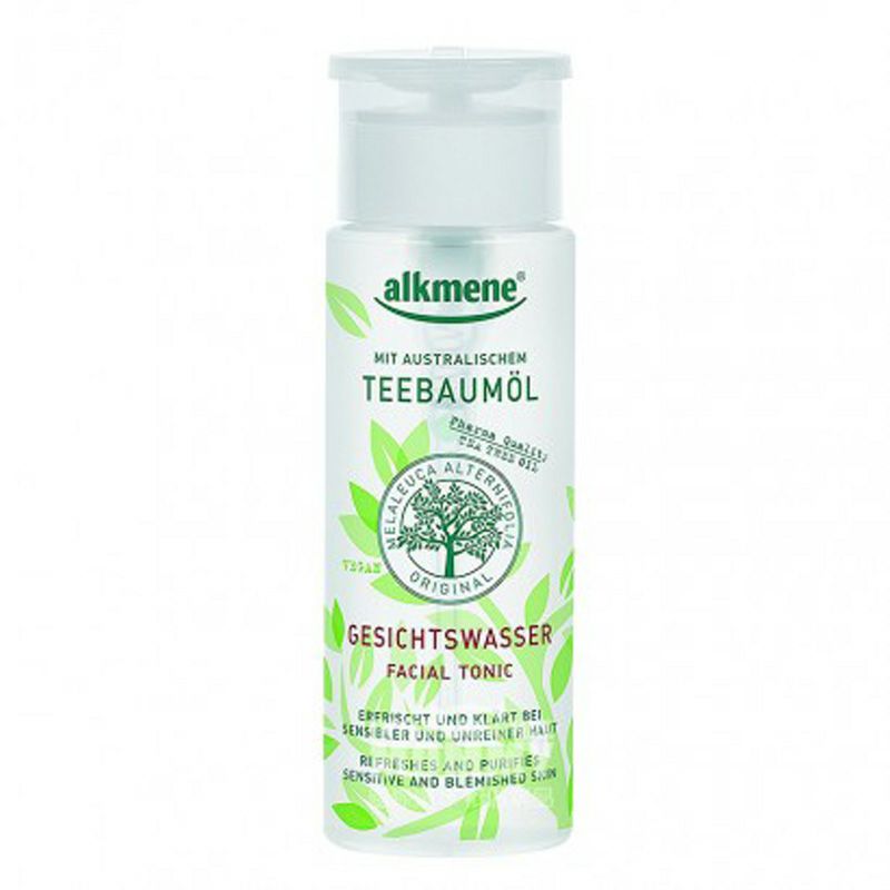 【3件裝】Alkmene 德國Alkmene茶樹精油洗面奶+爽膚水+面霜 海外本土原版
