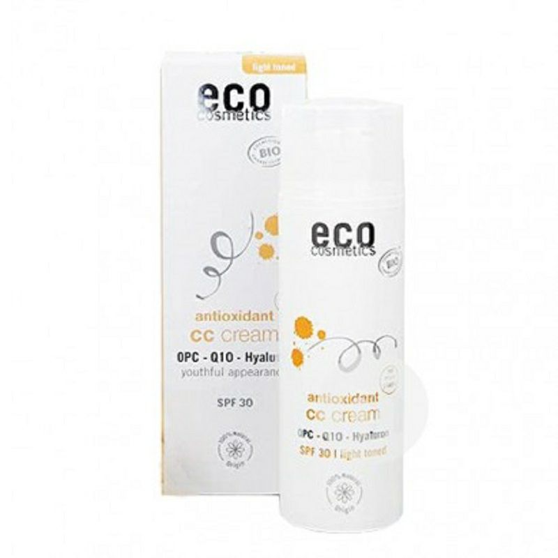 ECO 德國ECO Cosmetics抗老化緊致CC霜SPF30 海外本土原版