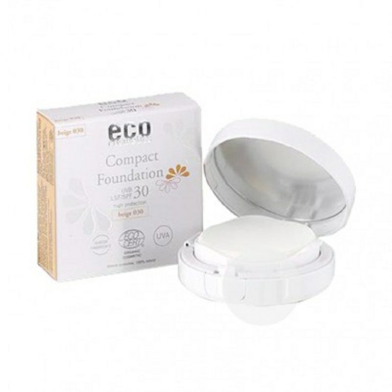 ECO 德國ECO Cosmetics緊致粉底SPF30米色 海外本土原版