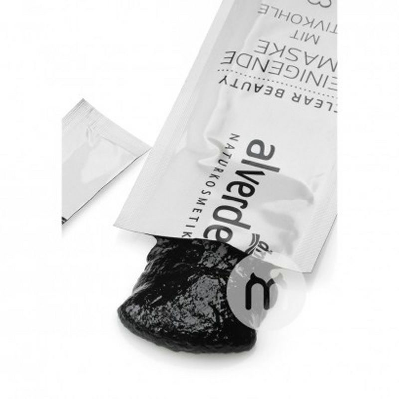 Alverde 德國艾薇德深層清潔清透活性炭塗抹式面膜*10 海外本土原版