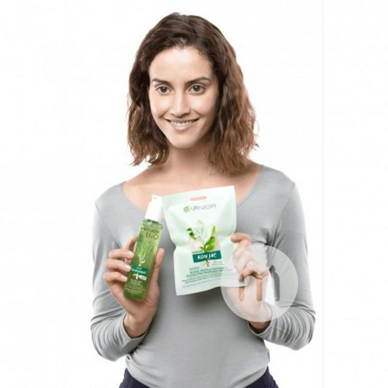 GARNIER 法國卡尼爾有機檸檬草矢車菊潔面啫喱  海外本土原版