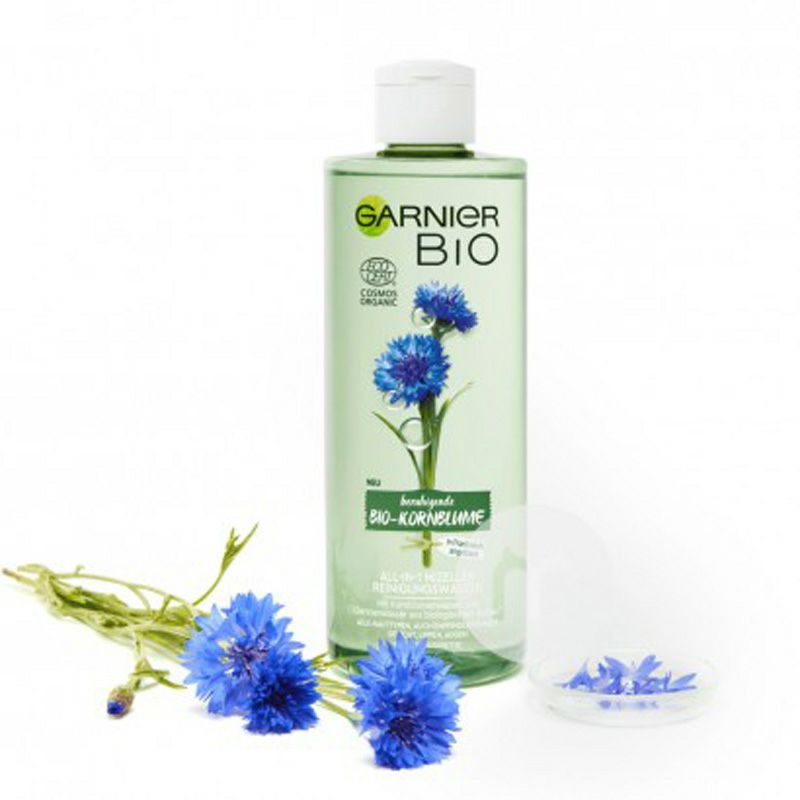 GARNIER 法國卡尼爾有機矢車菊清潔水 海外本土原版