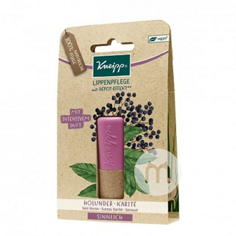 Kneipp 德國克奈圃接骨木乳木果滋潤唇膏 海外本土原版