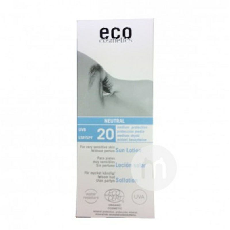 ECO 德國ECO Cosmetics有機沙棘橄欖油隔離防曬霜SPF20中性 海外本土原版