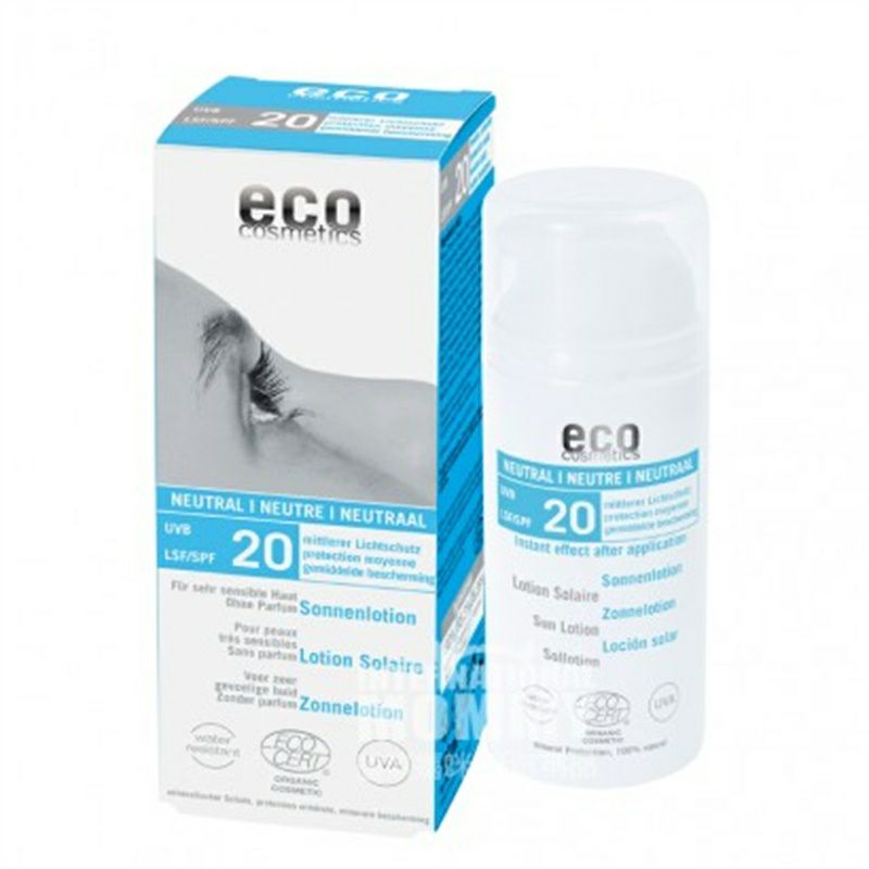 ECO 德國ECO Cosmetics有機沙棘橄欖油隔離防曬霜SPF20中性 海外本土原版