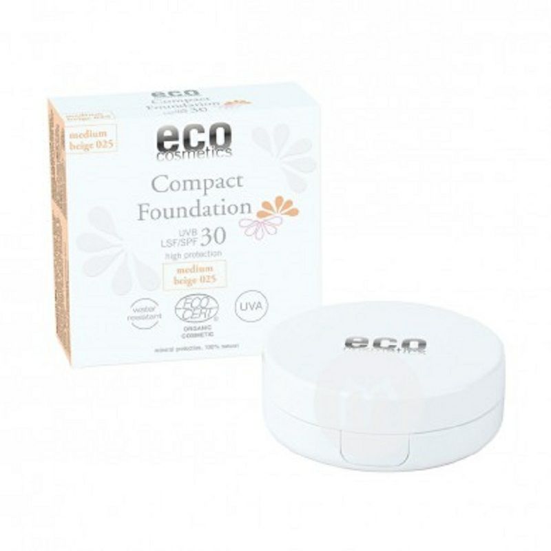 ECO 德國ECO Cosmetics抗紫外線遮瑕提亮膚色粉餅 海外本土原版