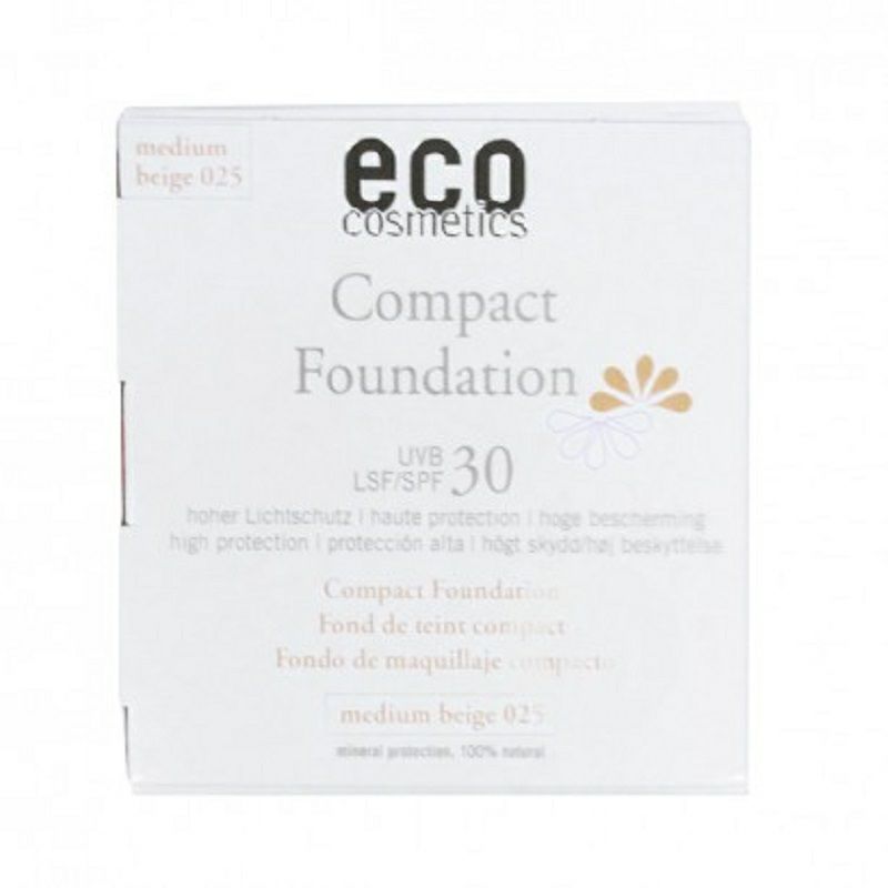 ECO 德國ECO Cosmetics抗紫外線遮瑕提亮膚色粉餅 海外本土原版