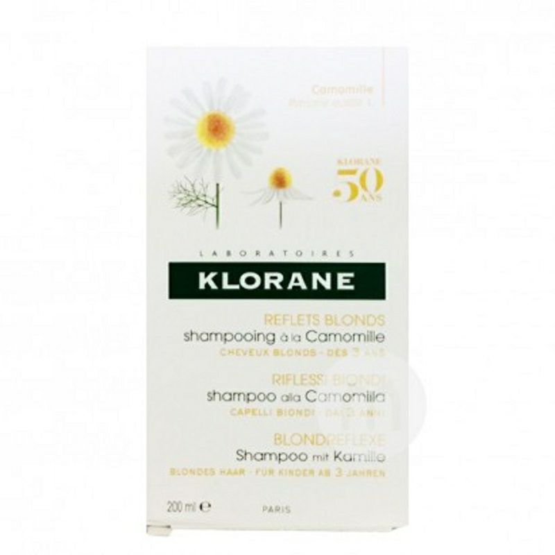 KLORANE 法國蔻蘿蘭洋甘菊金髮洗發露 海外本土原版