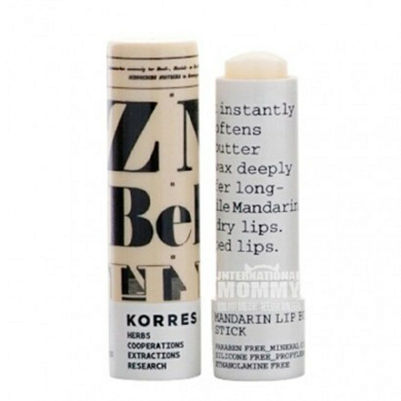 KORRES 希臘珂諾詩潤色潤唇膏 海外本土原版