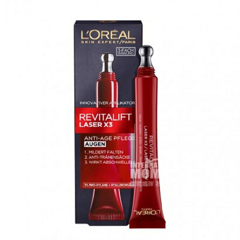 L'OREAL Paris 法國巴黎歐萊雅複顏光學嫩膚眼霜 海外本土原版