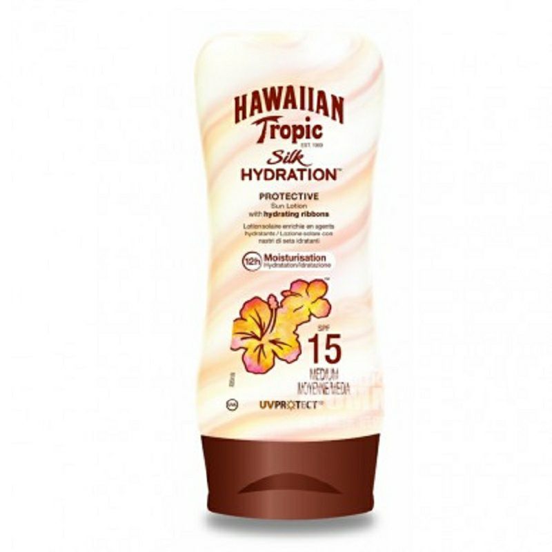 HAWAIIAN Tropic 美國夏威夷SPF15超清爽絲滑保濕防曬乳 海外本土原版