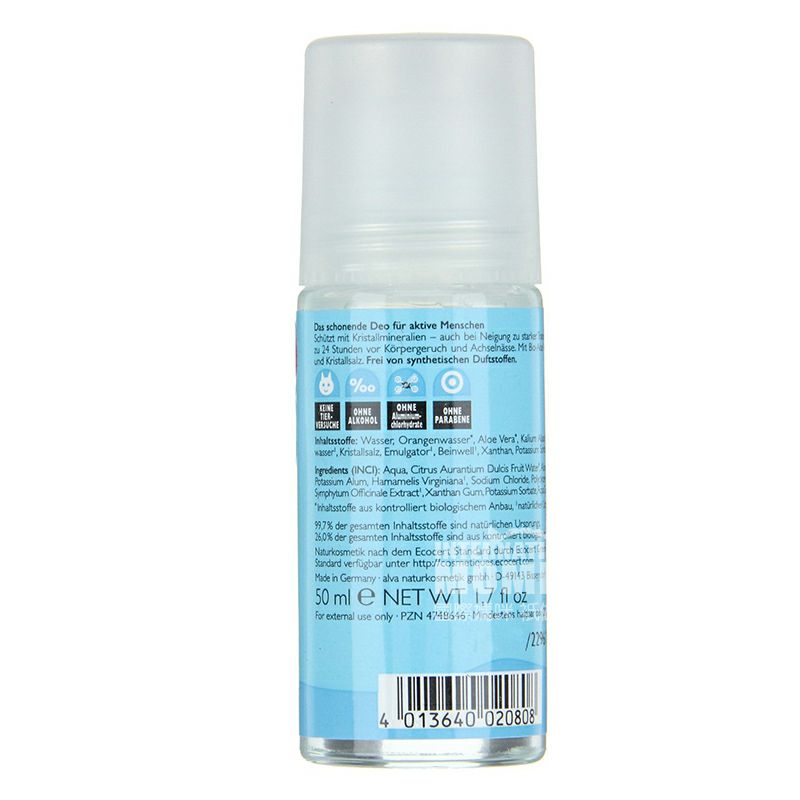 Alva 德國Alva天然水晶強效止汗香體滾珠 海外本土原版