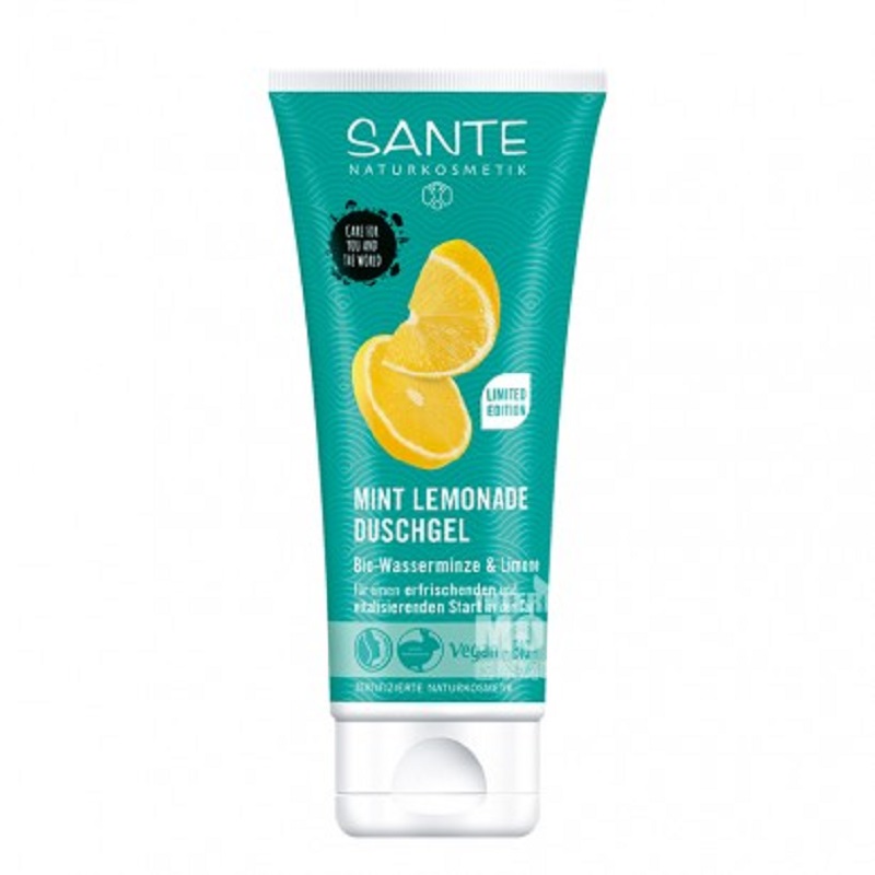 SANTE 德國尚特有機薄荷檸檬清爽沐浴露*2 海外本土原版